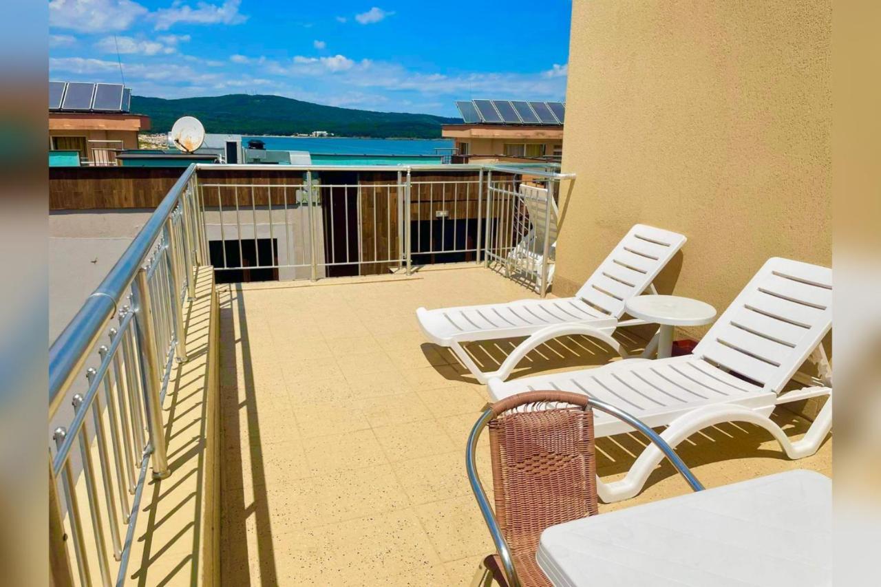 Sunset View Przy Samym Morzu Plazy Apartment Primorsko Ngoại thất bức ảnh